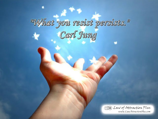 "What you resist persists." Carl Jung (Wallpaper + Quote) Free Law of Attraction Wallpaper with Quote by Carl Jung